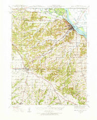 Bowling Green Missouri Historical topographic map, 1:62500 scale, 15 X 15 Minute, Year 1937