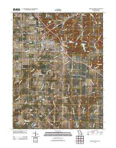 Bowling Green Missouri Historical topographic map, 1:24000 scale, 7.5 X 7.5 Minute, Year 2012