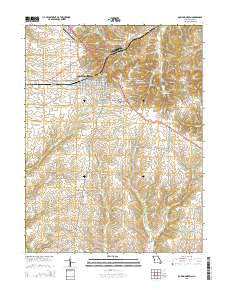 Bowling Green Missouri Current topographic map, 1:24000 scale, 7.5 X 7.5 Minute, Year 2015