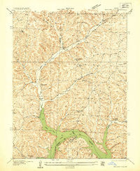 Boylers Mill Missouri Historical topographic map, 1:24000 scale, 7.5 X 7.5 Minute, Year 1935