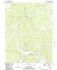 Boylers Mill Missouri Historical topographic map, 1:24000 scale, 7.5 X 7.5 Minute, Year 1983