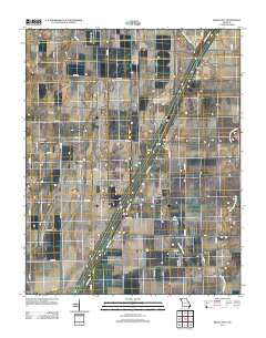 Bragg City Missouri Historical topographic map, 1:24000 scale, 7.5 X 7.5 Minute, Year 2012
