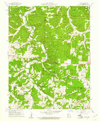 Branch Missouri Historical topographic map, 1:24000 scale, 7.5 X 7.5 Minute, Year 1960
