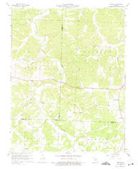 Branch Missouri Historical topographic map, 1:24000 scale, 7.5 X 7.5 Minute, Year 1960