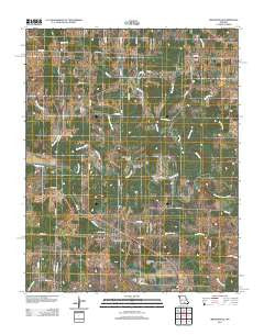 Brandsville Missouri Historical topographic map, 1:24000 scale, 7.5 X 7.5 Minute, Year 2011