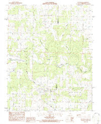 Brandsville Missouri Historical topographic map, 1:24000 scale, 7.5 X 7.5 Minute, Year 1986