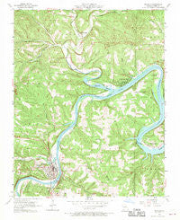 Branson Missouri Historical topographic map, 1:24000 scale, 7.5 X 7.5 Minute, Year 1956