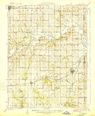 Braymer Missouri Historical topographic map, 1:62500 scale, 15 X 15 Minute, Year 1924