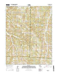 Brays Missouri Current topographic map, 1:24000 scale, 7.5 X 7.5 Minute, Year 2015