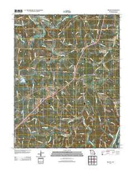 Brazito Missouri Historical topographic map, 1:24000 scale, 7.5 X 7.5 Minute, Year 2011