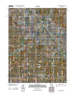 Breckenridge Missouri Historical topographic map, 1:24000 scale, 7.5 X 7.5 Minute, Year 2012