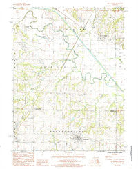 Breckenridge Missouri Historical topographic map, 1:24000 scale, 7.5 X 7.5 Minute, Year 1984