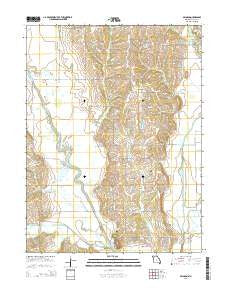 Brimson Missouri Current topographic map, 1:24000 scale, 7.5 X 7.5 Minute, Year 2014