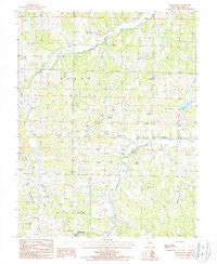 Brinktown Missouri Historical topographic map, 1:24000 scale, 7.5 X 7.5 Minute, Year 1987