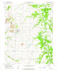 Bronaugh Missouri Historical topographic map, 1:24000 scale, 7.5 X 7.5 Minute, Year 1962