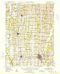 Brookfield Missouri Historical topographic map, 1:62500 scale, 15 X 15 Minute, Year 1948