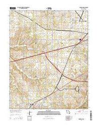 Brookline Missouri Current topographic map, 1:24000 scale, 7.5 X 7.5 Minute, Year 2015