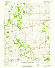 Brookline Missouri Historical topographic map, 1:24000 scale, 7.5 X 7.5 Minute, Year 1960