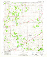 Brookline Missouri Historical topographic map, 1:24000 scale, 7.5 X 7.5 Minute, Year 1960