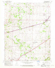 Brookline Missouri Historical topographic map, 1:24000 scale, 7.5 X 7.5 Minute, Year 1960