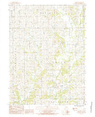 Brooklyn Missouri Historical topographic map, 1:24000 scale, 7.5 X 7.5 Minute, Year 1984