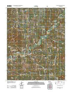 Brownbranch Missouri Historical topographic map, 1:24000 scale, 7.5 X 7.5 Minute, Year 2012