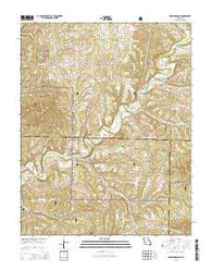 Brownbranch Missouri Current topographic map, 1:24000 scale, 7.5 X 7.5 Minute, Year 2015