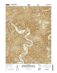 Brownfield Missouri Current topographic map, 1:24000 scale, 7.5 X 7.5 Minute, Year 2015