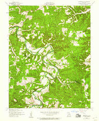 Brownfield Missouri Historical topographic map, 1:24000 scale, 7.5 X 7.5 Minute, Year 1954