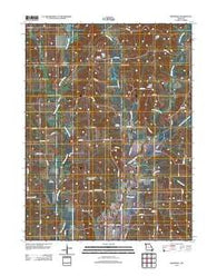 Browning Missouri Historical topographic map, 1:24000 scale, 7.5 X 7.5 Minute, Year 2012