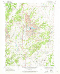 Browns Missouri Historical topographic map, 1:24000 scale, 7.5 X 7.5 Minute, Year 1969