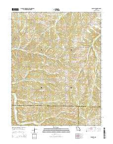 Brumley Missouri Current topographic map, 1:24000 scale, 7.5 X 7.5 Minute, Year 2015