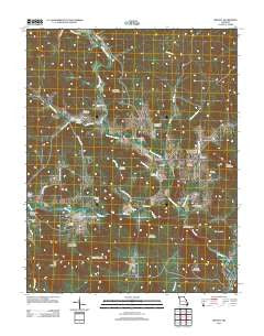 Brunot Missouri Historical topographic map, 1:24000 scale, 7.5 X 7.5 Minute, Year 2011