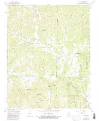 Brunot Missouri Historical topographic map, 1:24000 scale, 7.5 X 7.5 Minute, Year 1968