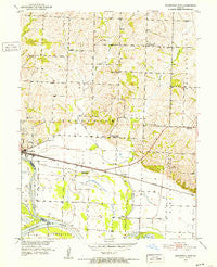 Brunswick East Missouri Historical topographic map, 1:24000 scale, 7.5 X 7.5 Minute, Year 1951