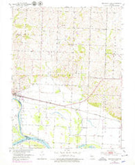 Brunswick East Missouri Historical topographic map, 1:24000 scale, 7.5 X 7.5 Minute, Year 1951