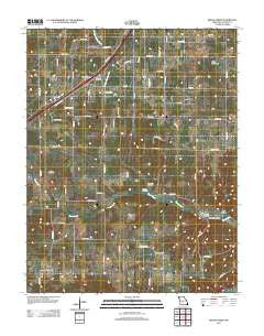 Brush Creek Missouri Historical topographic map, 1:24000 scale, 7.5 X 7.5 Minute, Year 2011