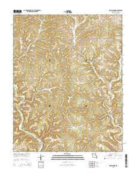 Brushyknob Missouri Current topographic map, 1:24000 scale, 7.5 X 7.5 Minute, Year 2015