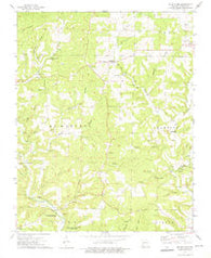 Brushyknob Missouri Historical topographic map, 1:24000 scale, 7.5 X 7.5 Minute, Year 1973