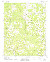 Brushyknob Missouri Historical topographic map, 1:24000 scale, 7.5 X 7.5 Minute, Year 1973