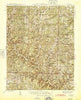 Buckhart Missouri Historical topographic map, 1:62500 scale, 15 X 15 Minute, Year 1945