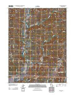 Bucklin Missouri Historical topographic map, 1:24000 scale, 7.5 X 7.5 Minute, Year 2012