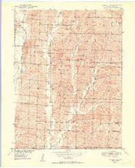 Bucklin NW Missouri Historical topographic map, 1:24000 scale, 7.5 X 7.5 Minute, Year 1950