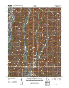 Bucklin NW Missouri Historical topographic map, 1:24000 scale, 7.5 X 7.5 Minute, Year 2012