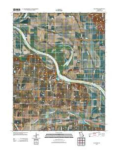 Buckner Missouri Historical topographic map, 1:24000 scale, 7.5 X 7.5 Minute, Year 2012
