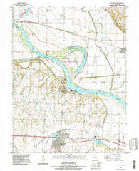 Buckner Missouri Historical topographic map, 1:24000 scale, 7.5 X 7.5 Minute, Year 1990