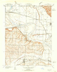 Buckner Missouri Historical topographic map, 1:24000 scale, 7.5 X 7.5 Minute, Year 1935