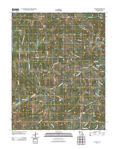 Bucyrus Missouri Historical topographic map, 1:24000 scale, 7.5 X 7.5 Minute, Year 2012