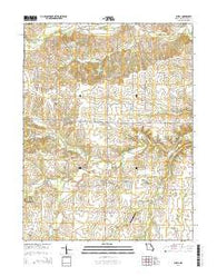 Buell Missouri Current topographic map, 1:24000 scale, 7.5 X 7.5 Minute, Year 2014