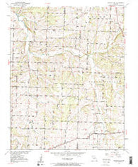 Buffalo NW Missouri Historical topographic map, 1:24000 scale, 7.5 X 7.5 Minute, Year 1950